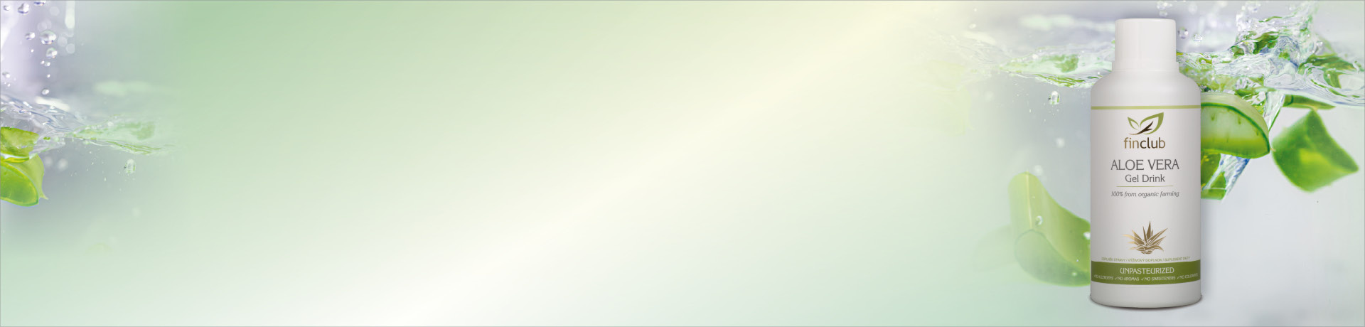 <b>100% organické Aloe Vera, </b>